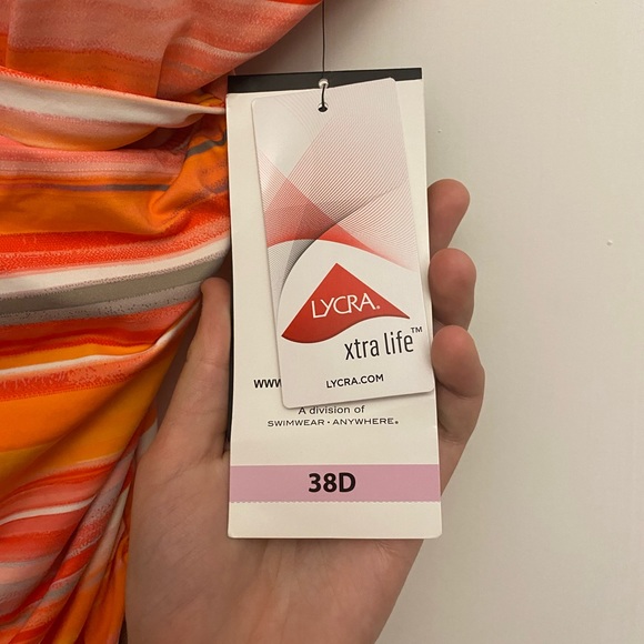 Lycra womens one piece swimsuit - Picture 2 of 4